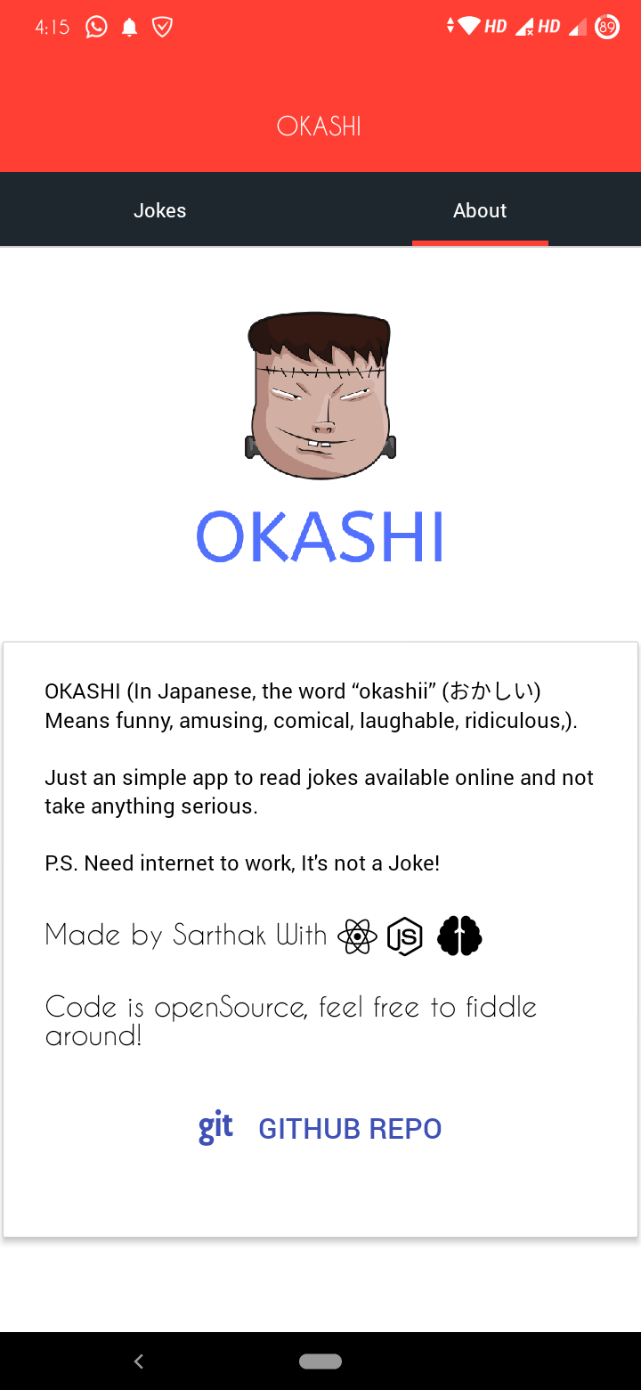 Okashi--Joke APP