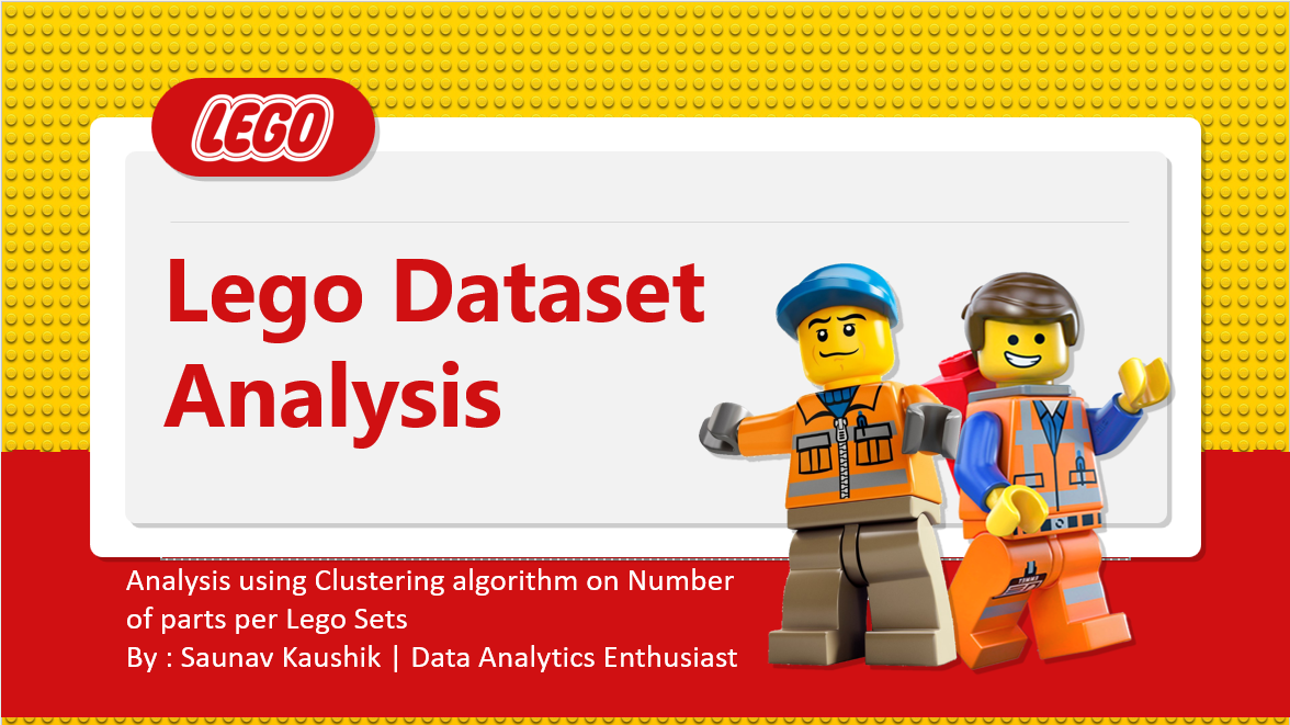 LEGO Dataset Analysis title slide