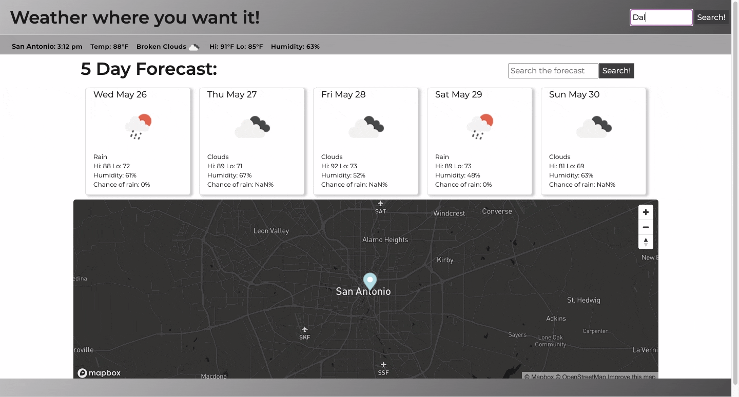 Weather Project Demo