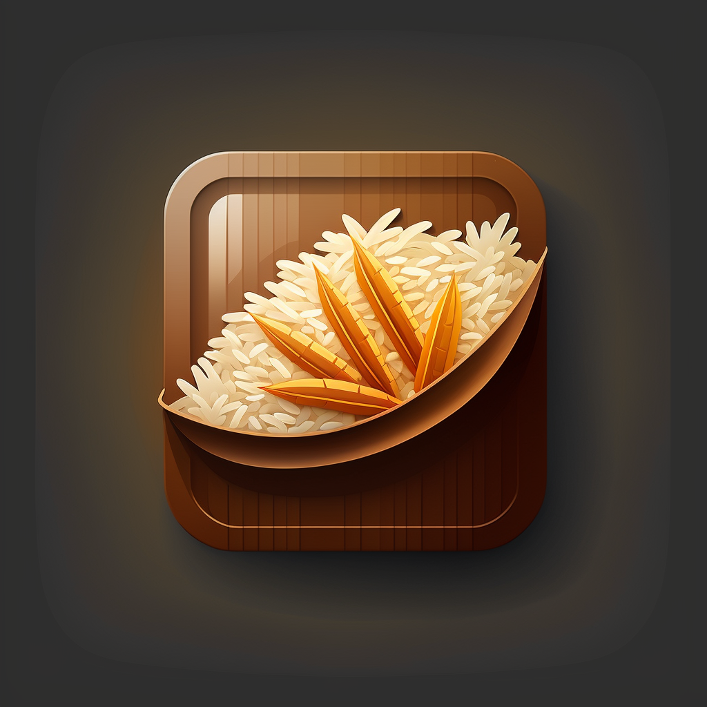 Rice logo by Midjourney