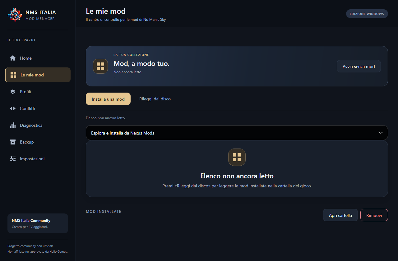 Le mie mod