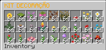 KIT DECORAÇÃO