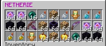 Kit Netherite - Inventário 2