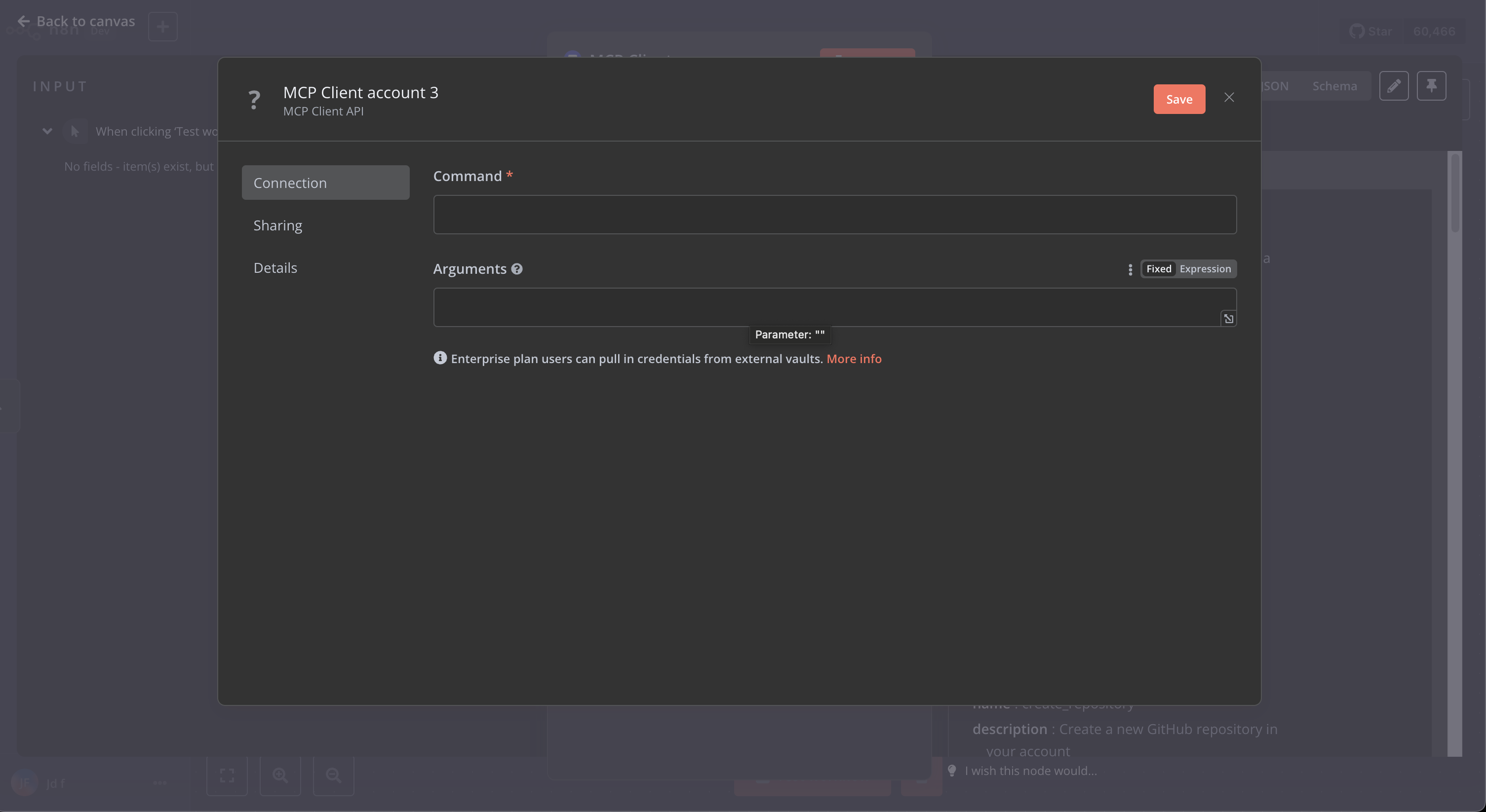 MCP Client STDIO Credentials
