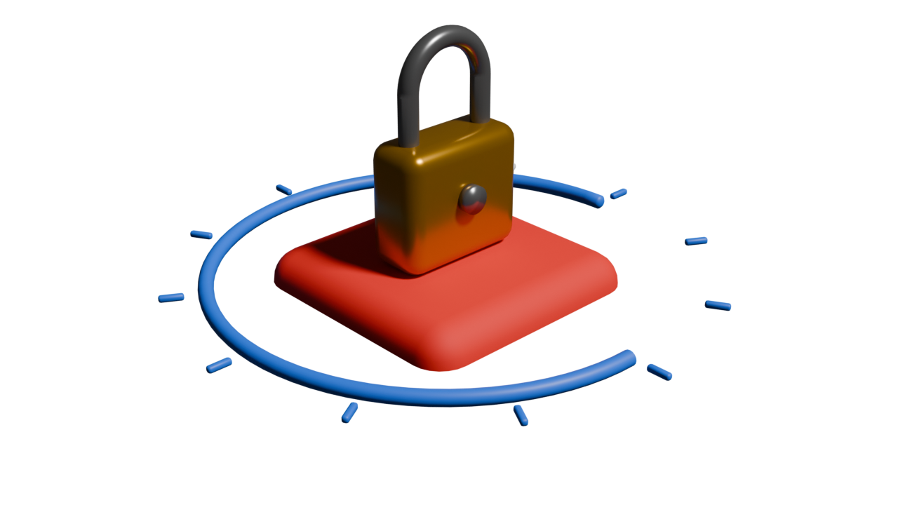 Cool-down — a padlock on the app icon, ringed by a clock face