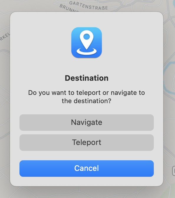 Navigation prompt