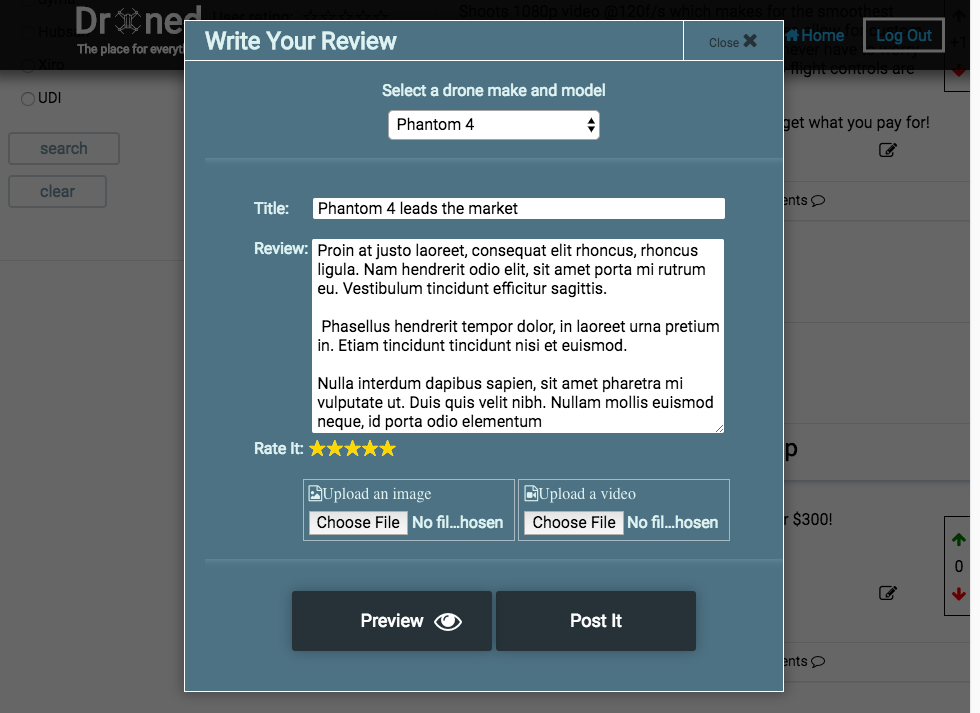 Review Form