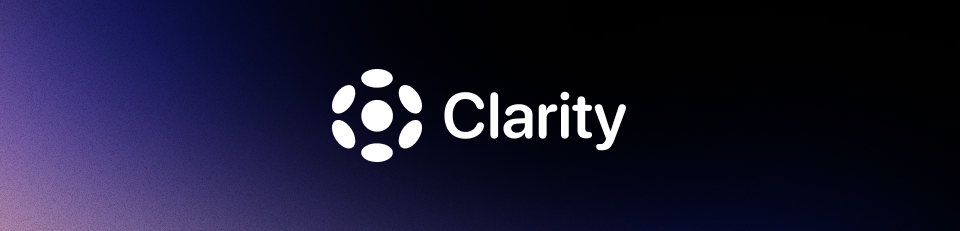 Clarity app screens