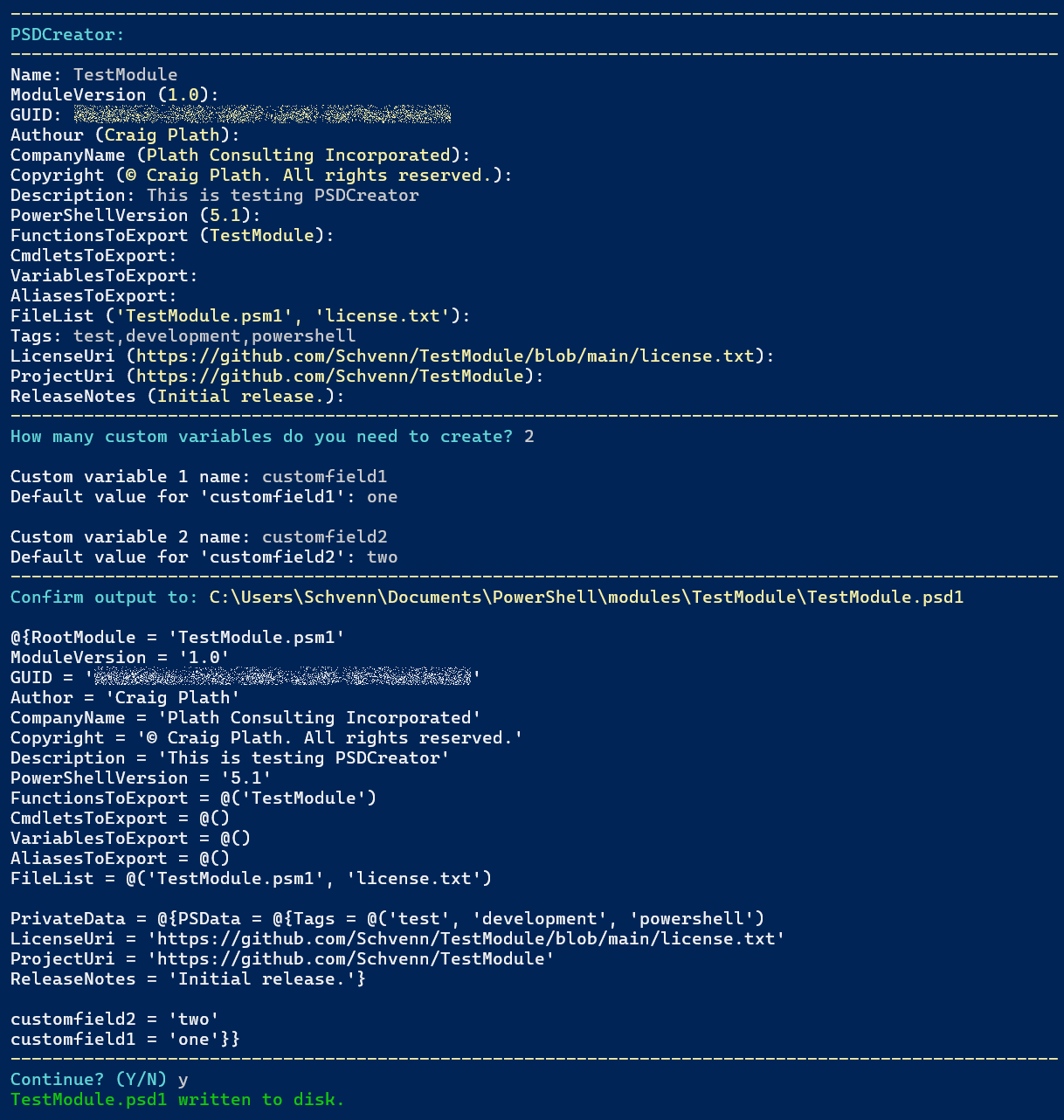 GitHub - Schvenn/PSDCreator: A PowerShell module to create PSD1 files ...