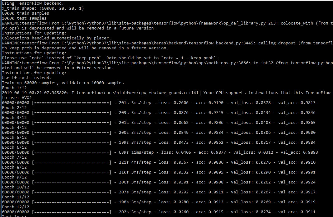 Csharp tensorflow store