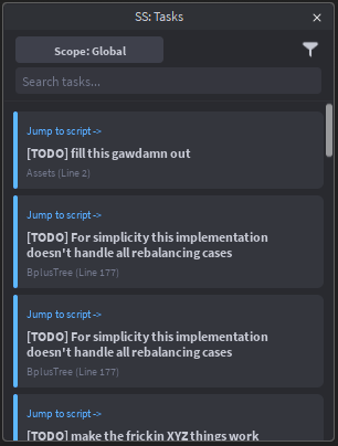 Tasks Hub UI