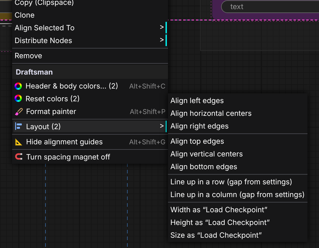 Context menu