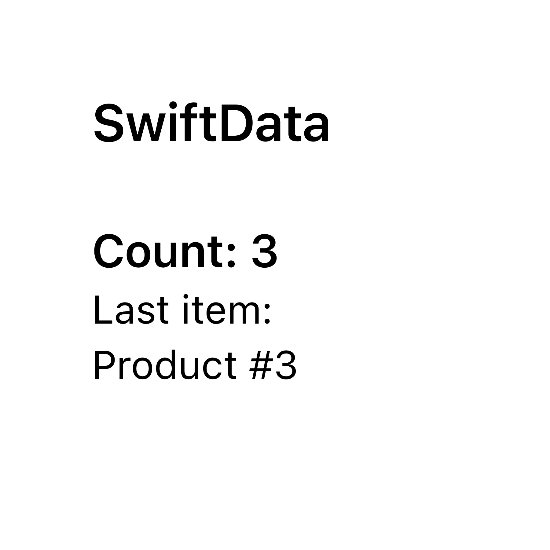 SwiftData Widget