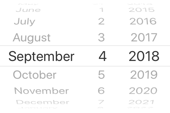 date mode ios