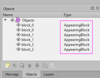 Appear Blocks Type