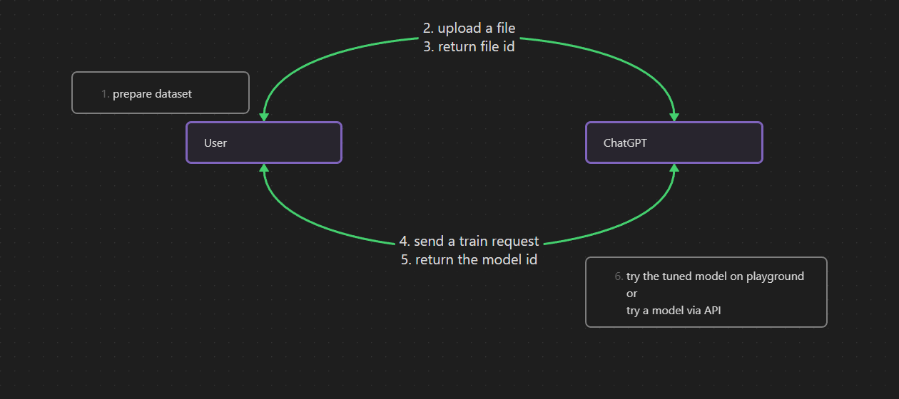 fine tuning api steps