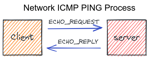 Network ICMP Ping process graphic