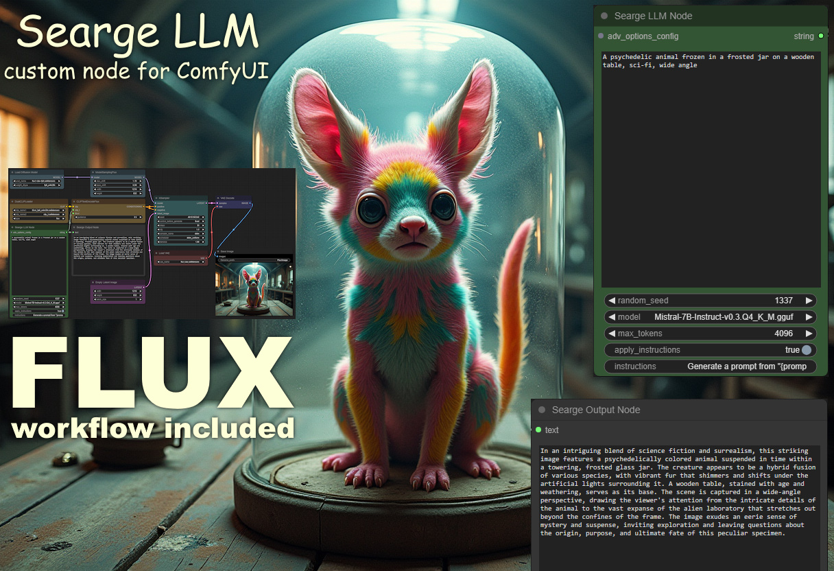 Searge-LLM for ComfyUI Logo Custom node Searge-LLM for ComfyUI
