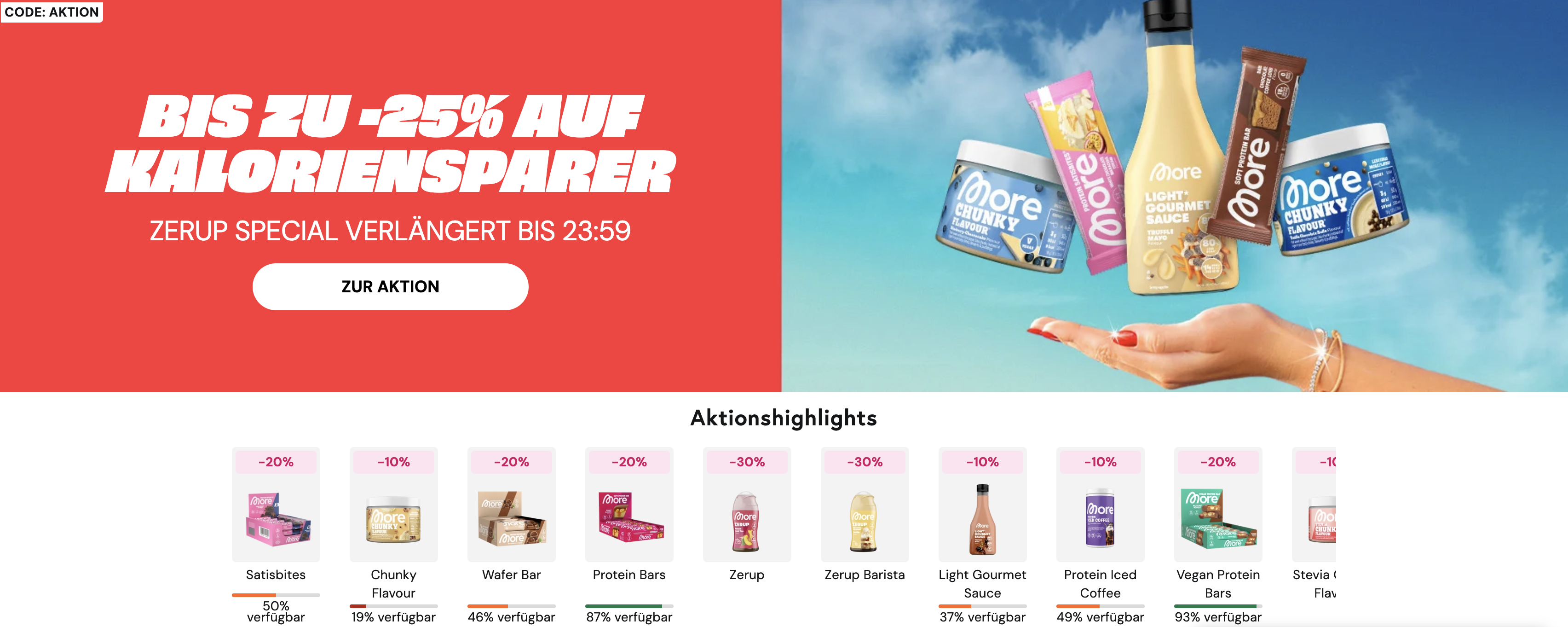 More Nutrition Sale