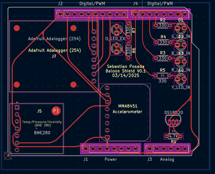 Balloon data logger shield, from the project README