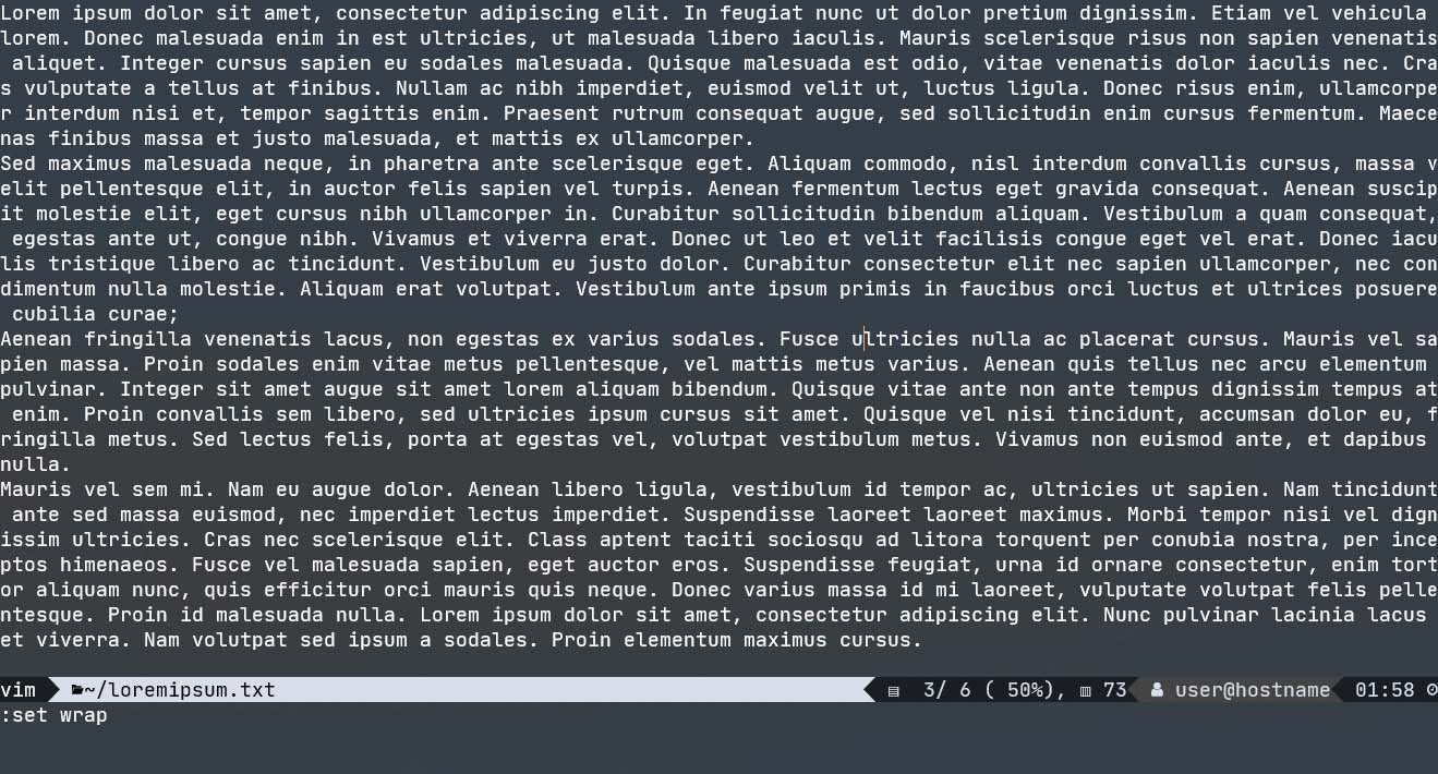 modeless vim