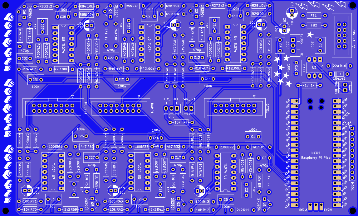 Raspberry Pi Pico DCO PCB