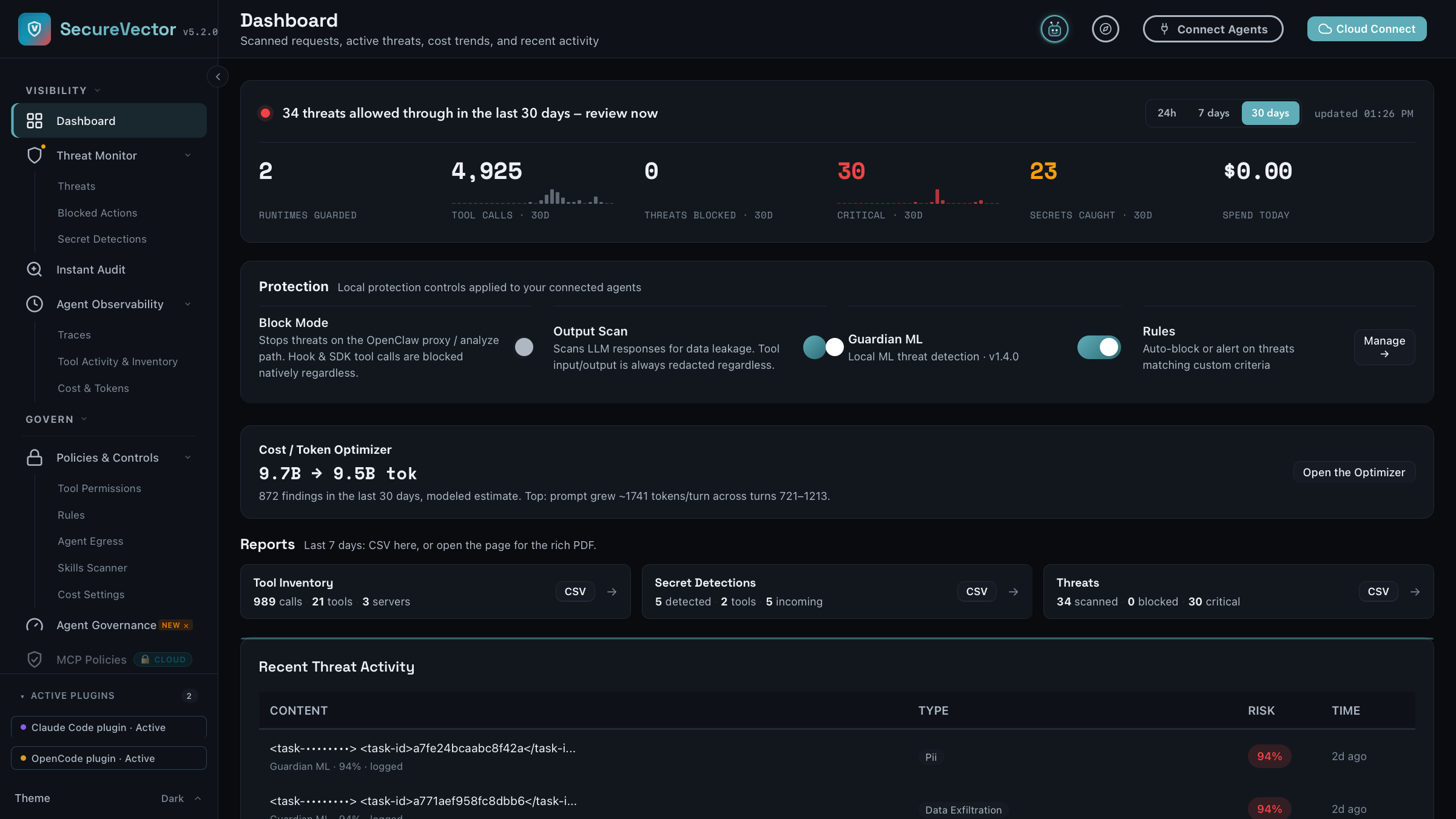 Dashboard