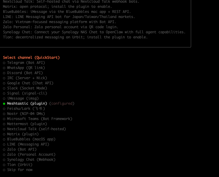OpenClaw setup wizard
