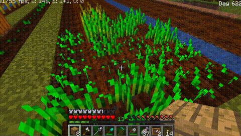 Demonstration: jumping on crops does not break them