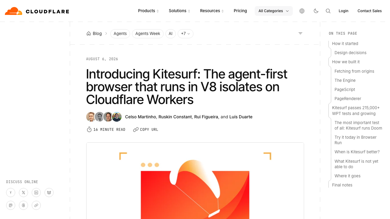 Cloudflare Kitesurf