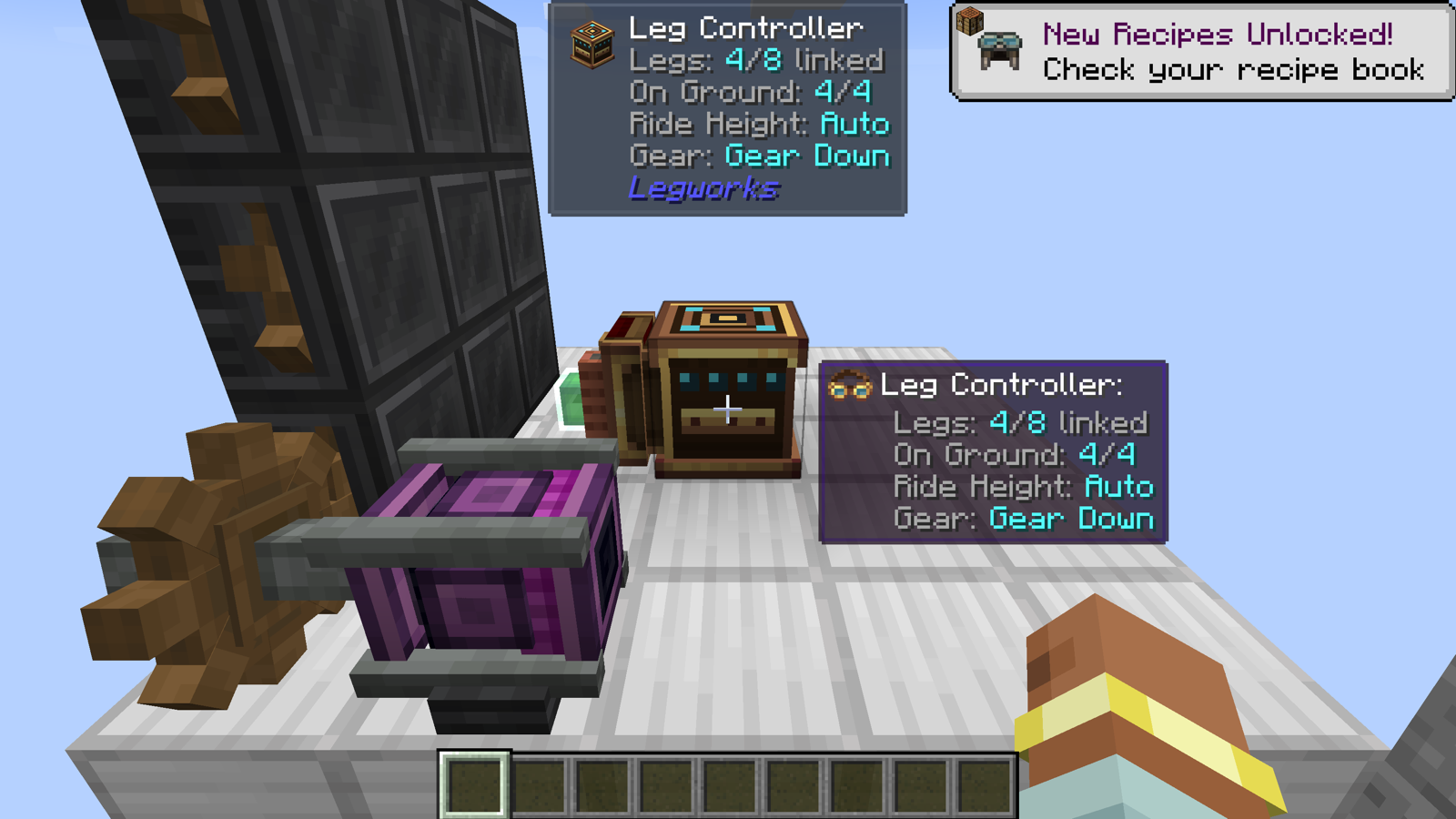 Engineer's Goggles on a Leg Controller