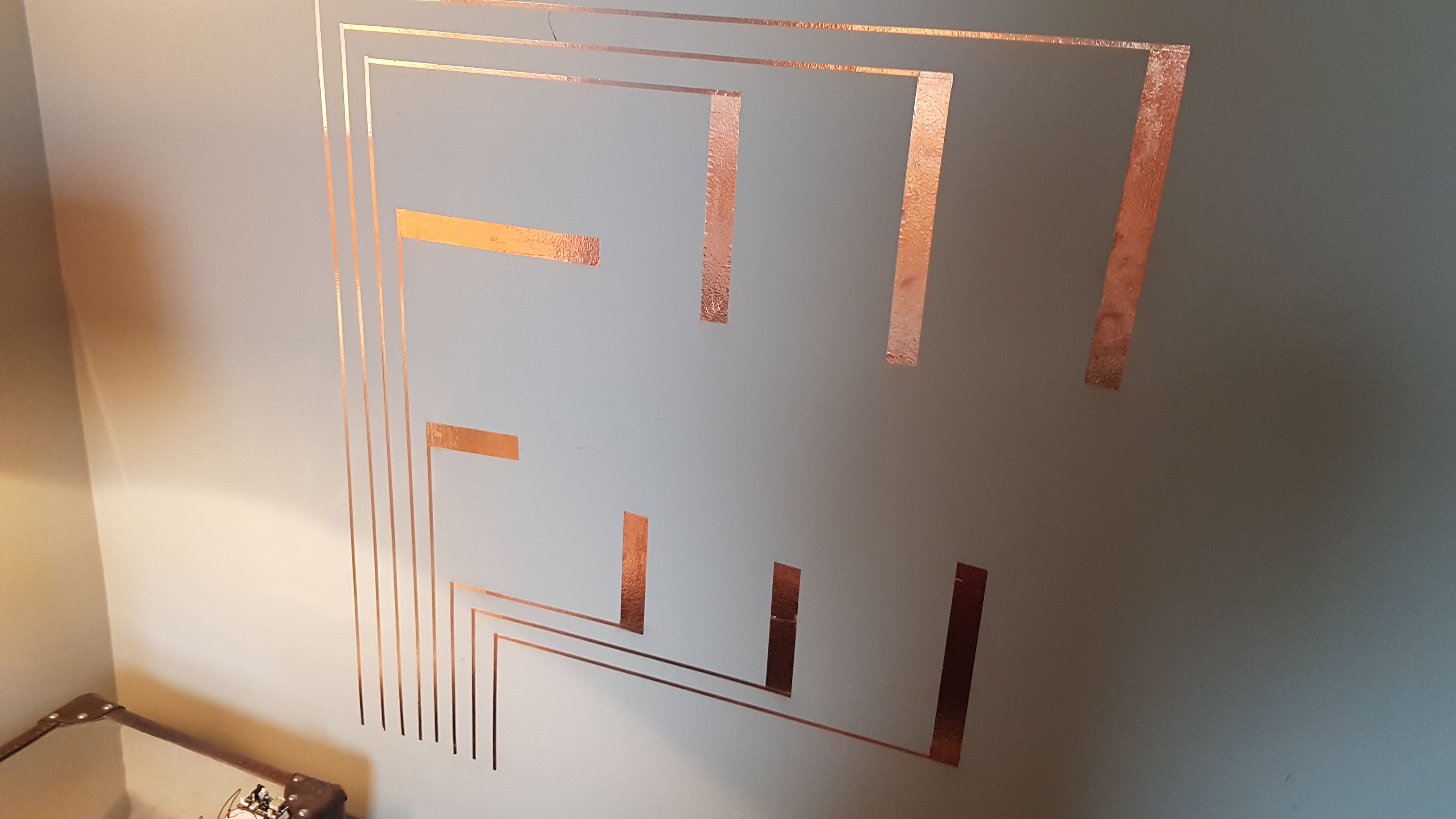 Coppered Wall