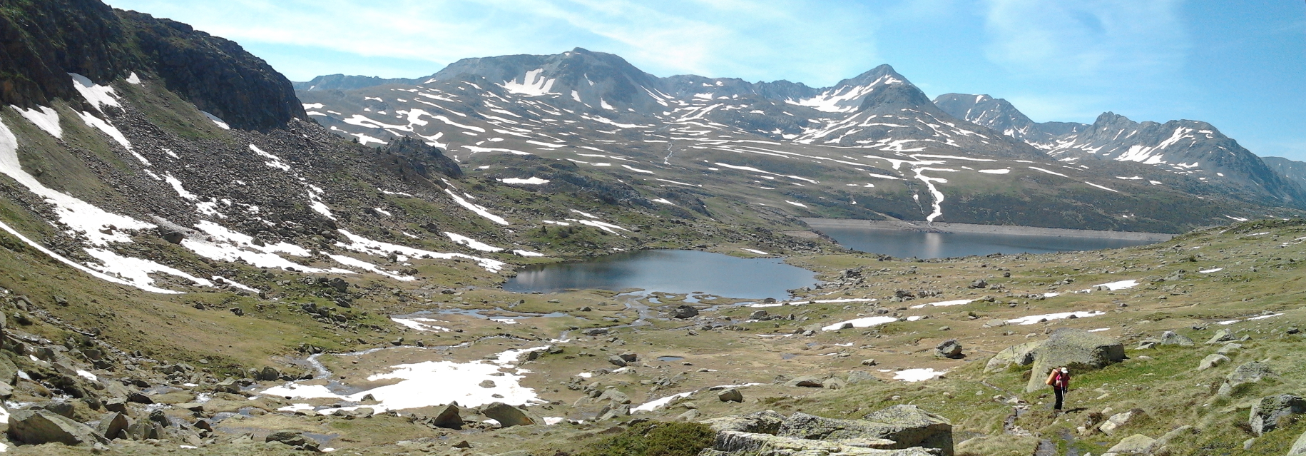 El Carlit (100 Cims) entre les estacions de Portè Pimorent i Andorra-l'Hospitalet