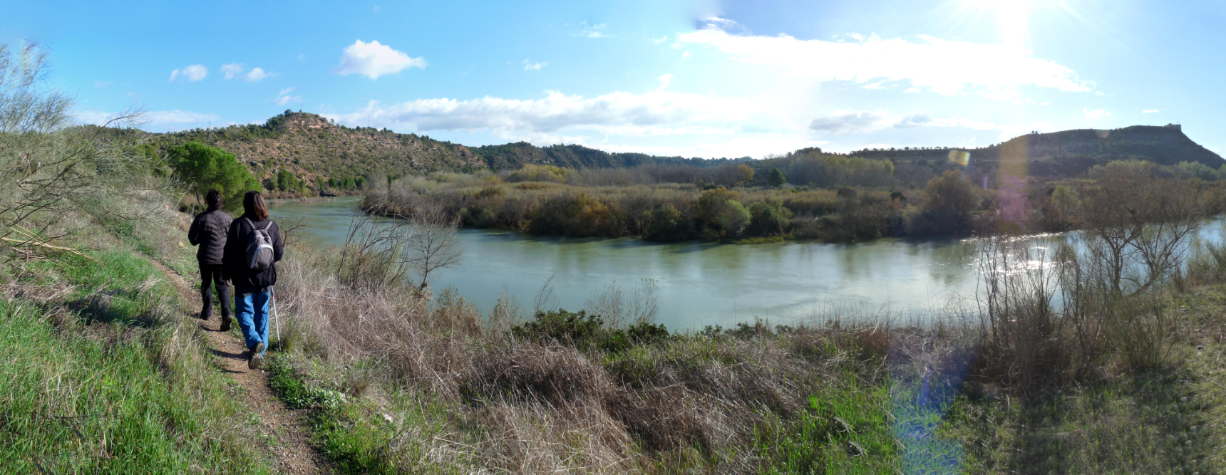 Volta al Meandre de l'Ebre i pujada al Castell de Flix