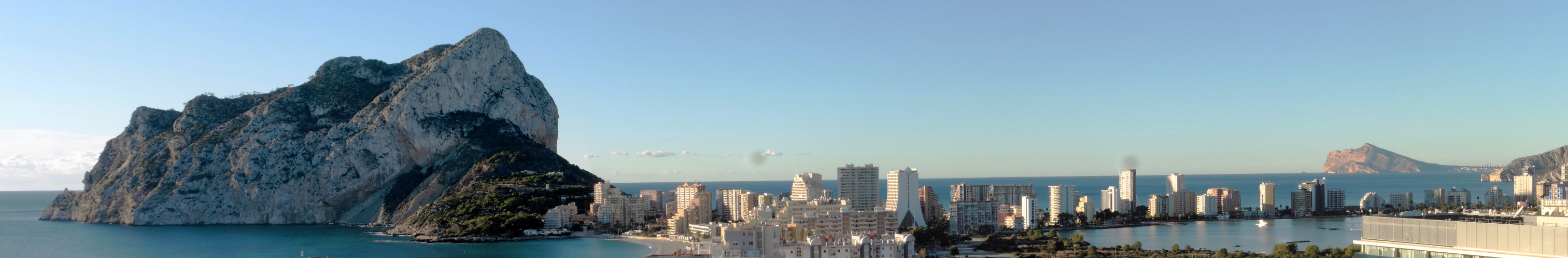 El Penyal d'Ifac des de Calp (Alacant)