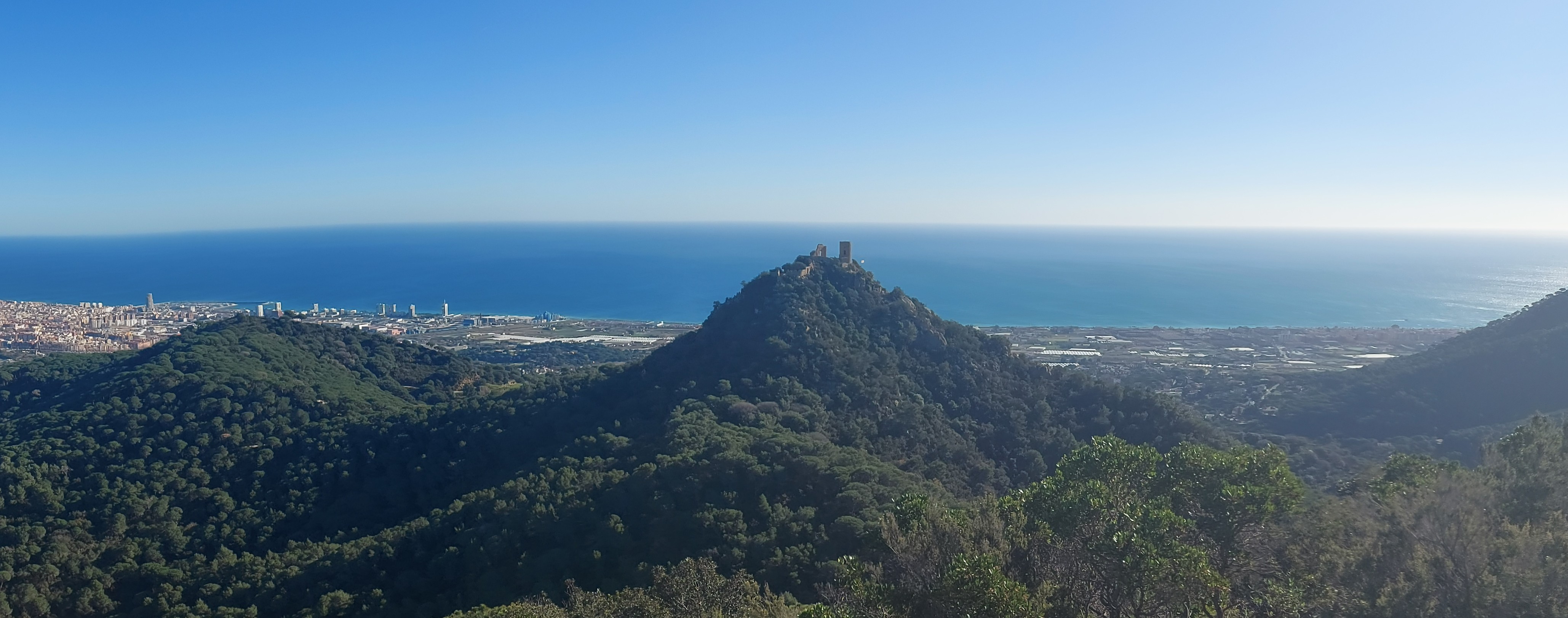 De Premià de Mar a Cabrera de Mar-Vilassar de Mar per Sant Mateu i el castell de Burriac (100 Cims)