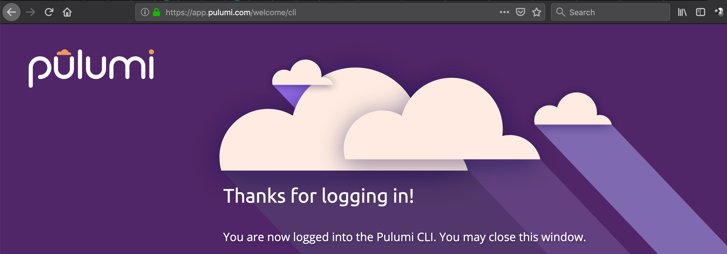 pulumi-cli-login