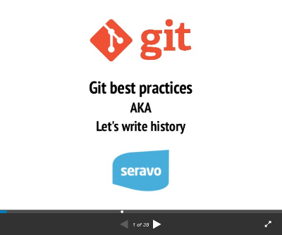 Git best practices presentation on Slideshare