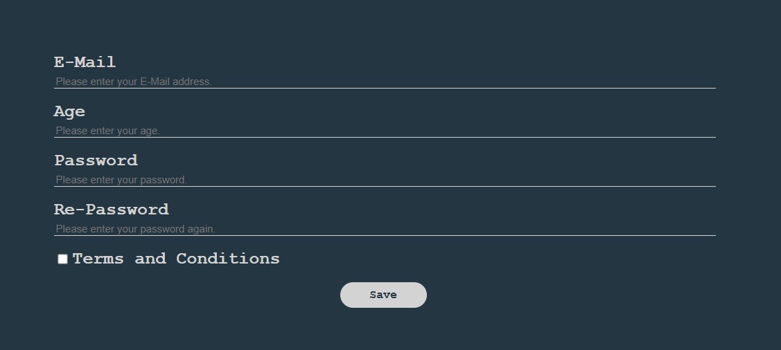 GitHub - SercaNisUzun/form-validation-react: Simple form page and ...