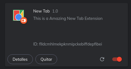 Enable Extension