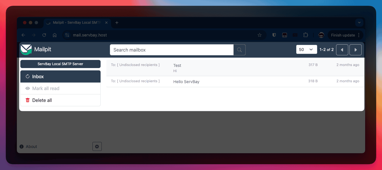 Mail Server Webmail
