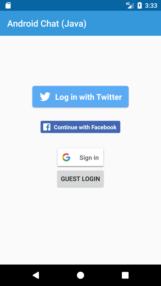 java - Require the user login facebook before he can use the App