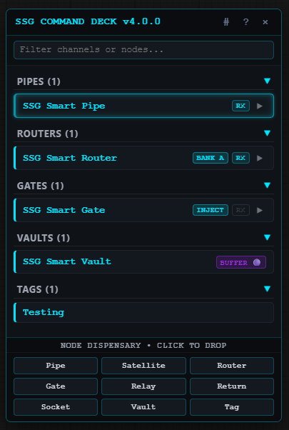 SSG Smart HUD Command Deck