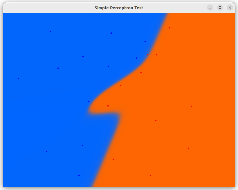 Simple perceptron