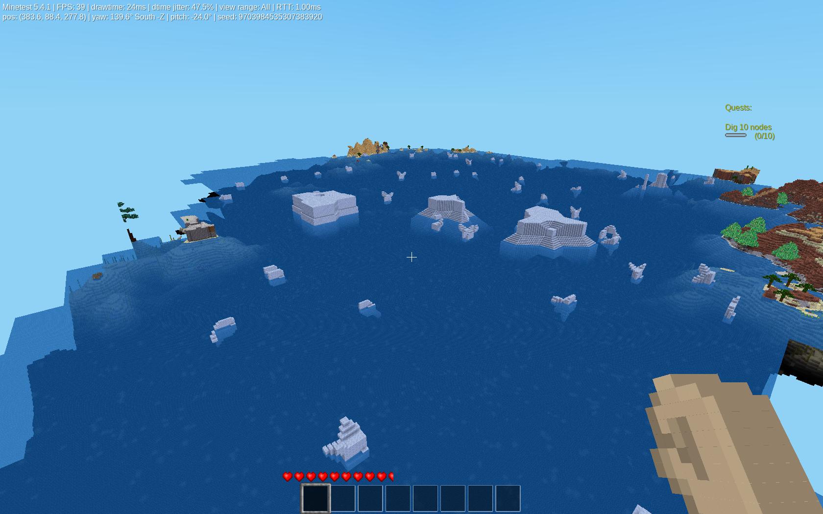 Iceberg image of mg_earth