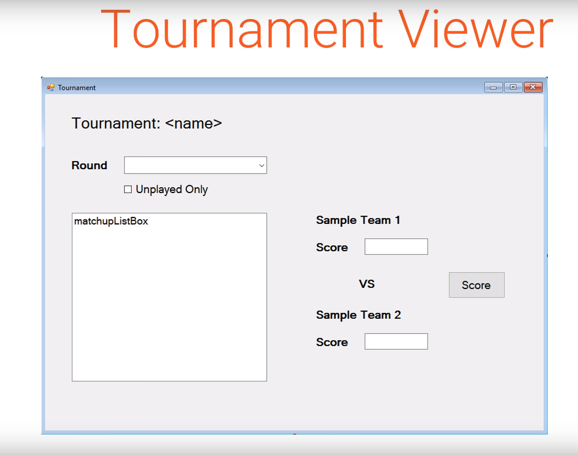Tournament Viewer