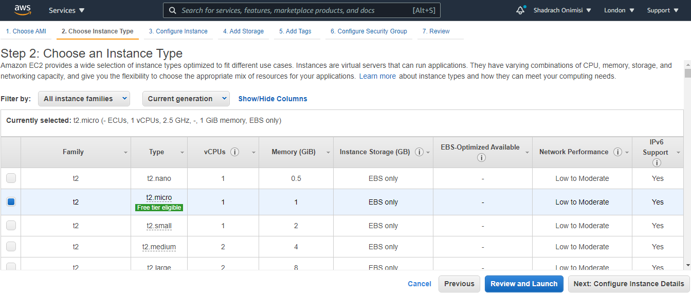 Configure Instance