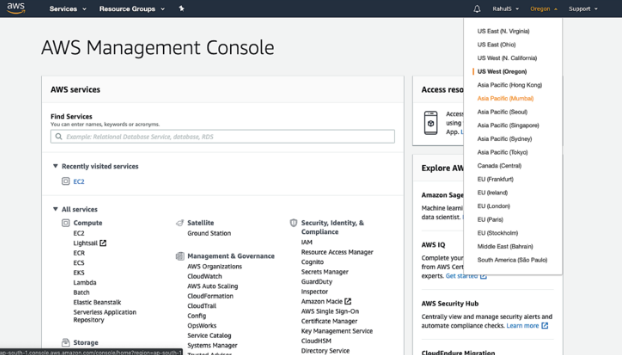 AWS REGION