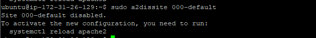 Apache2 Disble Site