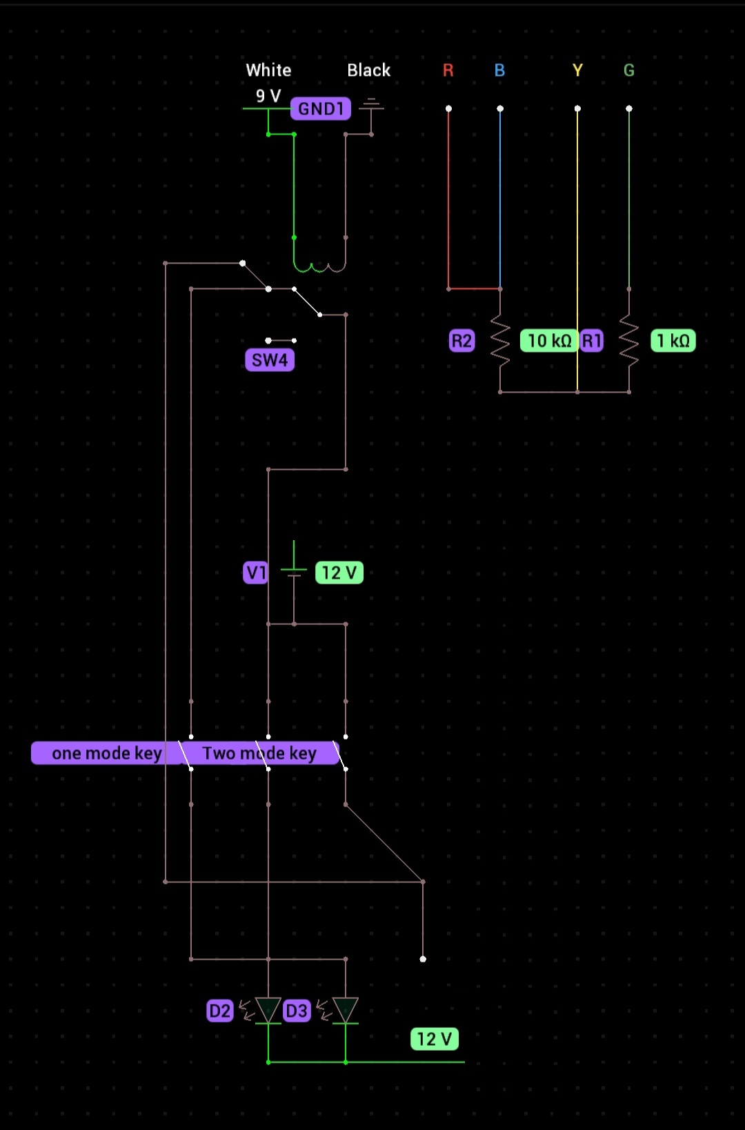Relay and battery wiring diagram